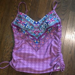 Prana women’s multicolor tanking top, size M